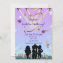 Search for golden birthday invitations Pink