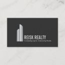 Search for commercial real estate business cards Property