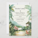 Search for bali wedding invitations Watercolor