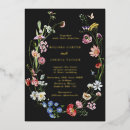Search for dark and moody wedding invitations Gold foil
