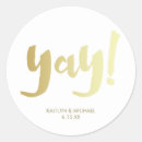 Search for congratulations wedding stickers Gold