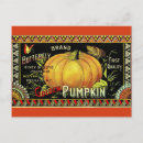 Search for pumpkin postcards Rustic