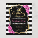 Search for 40th birthday invitations Blush pink