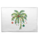 Search for palm tree placemats Xmas