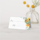 Search for sunflower place cards Bridal shower