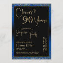 Search for cheers to 90 years birthday invitations 90th