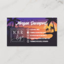 Search for palm tree business cards Beach