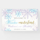 Search for winter onederland banners Glitter
