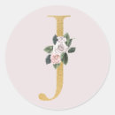 Search for letter j stickers Initials