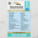 Search for roofing flyers Gutter cleaning