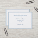 Search for new address business cards Blue