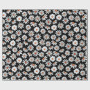 Search for black floral print wrapping paper Daisy