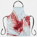 Search for halloween aprons Blood