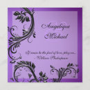 Search for purple vow renewal invitations Anniversary