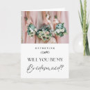 Search for photo bridesmaid cards Rustic