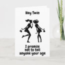 Search for twin sister birthday cards Twins