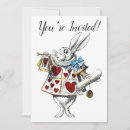 Search for unbirthday invitations White rabbit
