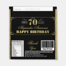 Search for 70th birthday favors Black and gold