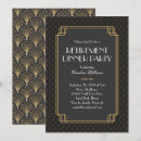 Search for cocktail dinner invitations Black and gold