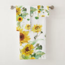 Search for sunflower bath towels Watercolor