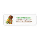 Search for dachshund return address labels Animal