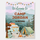 Search for camper signs Woodland birthday