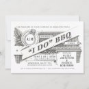 Search for bbq rehearsal dinner invitations Vintage