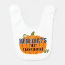 Search for first thanksgiving baby bibs Pumpkin