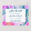 Search for purple and teal save the dates Bright