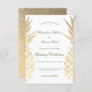 Search for pineapple wedding invitations Gold