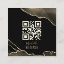 Search for black red gold business cards Qr code