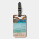Search for palm tree luggage tags Typography