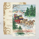 Search for retro christmas invitations Old fashioned