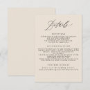 Search for information wedding enclosure cards Accommodations