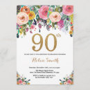 Search for milestone birthday invitations Gold glitter