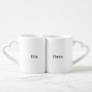 Search for his and hers mugs Newlyweds