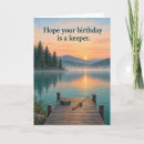 Search for lake birthday cards Fisherman