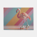 Search for pink flamingo doormats Bird