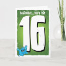 Search for funny 16th birthday cards Cartoon