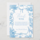 Search for french thank you cards Toile de jouy