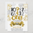 Search for new year countdown invitations Black