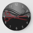 Search for hair salon clocks Scissors