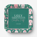 Search for ugly christmas sweater plates Cozy
