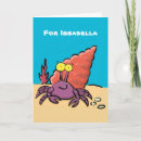 Search for funny crab cards Illustration