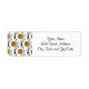 Search for daisy return address labels Yellow