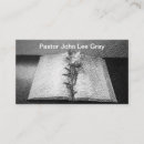 Search for ministry business cards Preacher