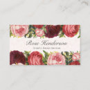 Search for red rose business cards Floral