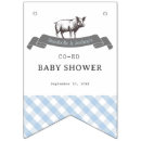 Search for baby shower bunting flags Rustic