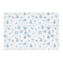 Search for blue christmas placemats Blue and white