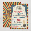 Search for magic show invitations Magician party